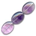 Fluorite olives plates 14x10 mm x5