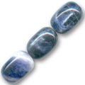 Brazilian Sodalite 18x12 mm x2