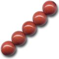 Jaspe rouge  6 mm x15