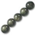 Obsidienne "Golden Sheen" 12 mm x2