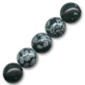 Obsidienne Mouchet�e 14 mm x1
