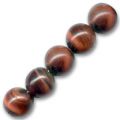Oeil de Tigre Rouge  4 mm x20