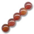 Red Agate  4 mm x20