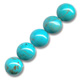 Turquoise naturelle  6 mm x15