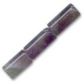 Amethyste tubes 12x6 mm x8