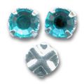 Strass � coudre 3 mm Aquamarine x10