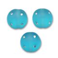 Boule Disco 10 mm Aquamarine strass Crystal AB x1