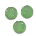 Boule Disco 10 mm Peridot strass Crystal AB x1