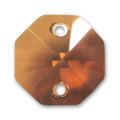 Octogone 6404 14 mm deux trous Crystal Copper x1