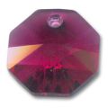 Octogone 6401 14 mm un trou Ruby x1
