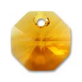 Octogone 6401  8 mm un trou Topaz x1