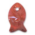 Fish 6727 18 mm Crystal Red Magma x1
