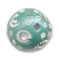 Perle ronde incrust�e de strass 20 mm Green Turquoise
