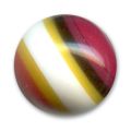 Ronde ray�e 12 mm Orange x1