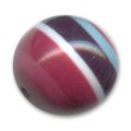 Ronde ray�e 12 mm Purple x1