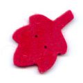 Feuille en feutrine 52x34 mm rouge x1