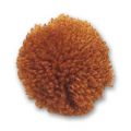 Pompon laine fine 25 mm Caramel x1