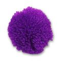 Pompon laine fine 25 mm Violet x1