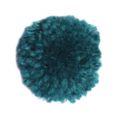 Pompon laine 35 mm Bleu canard x1
