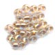 Rocaille Toho 15/0 TO15R994 - Crystal AB Gold Lined