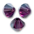 Toupies 4 mm Amethyst Satin x50