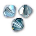 Toupies 3 mm Aquamarine Satin x50