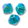 Toupies 4 mm Blue Zircon AB2X x50