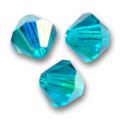 Toupies 3 mm Blue Zircon AB x50