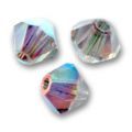 Toupies 3 mm Crystal AB Satin x50