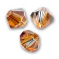 Toupies 5 mm Crystal Copper x20