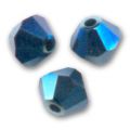 Toupies 5 mm Crystal Metallic Blue 2X x20