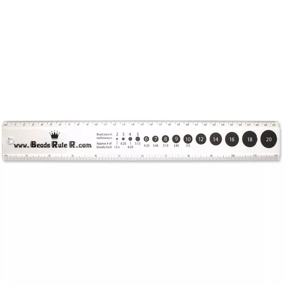 Règle 30 Cm Helix Oxford – Résistante Aux Chocs, Graduations Métrique/Impériale – Transparente Avec Boucles
