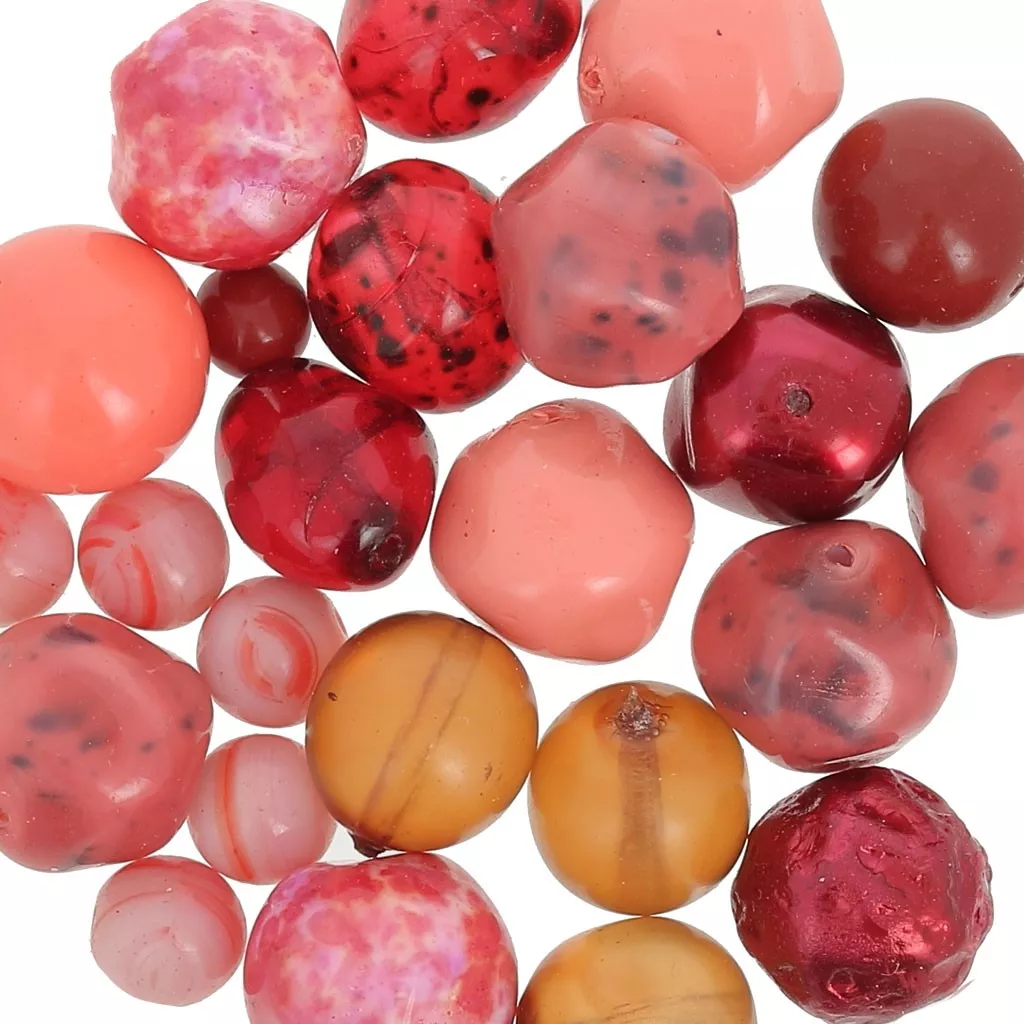 12 Perles Facettées De Bohème En Corail – 10 Mm, Marque Preciosa, Idéales Pour Création De Bijoux DIY