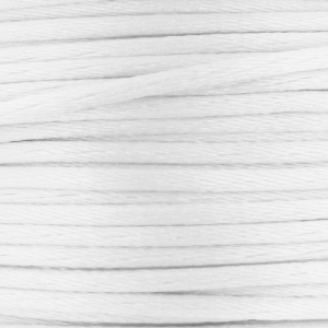 Queue de rat polyester 1.5 mm Blanc x3m