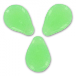 Gouttes plates 13x10 mm Jade Opal x10