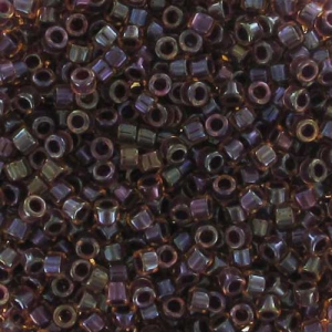 Miyuki Delica 11/0 DB0061 - Purple Lined Light Topaz Luster x8g