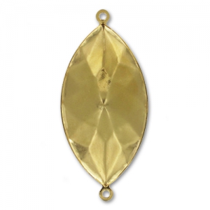 Serti intercalaire à coller pour cabochon PureCrystal 4227 32x17 mm - Doré x1