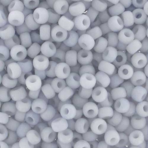 Rocaille Miyuki 11/0 2026-1 - Mat Opaque Pale Blue Gray x8g