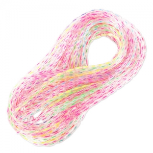 Assortiment de fils à scoubidous torsadés Fluo x30