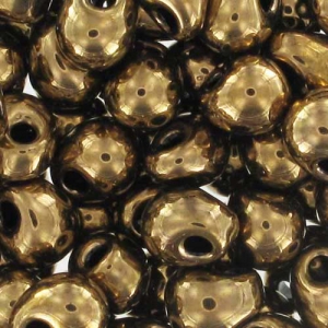 Mini-gouttes Miyuki 3.4 mm DP457 - Dark Bronze Metallic x8g