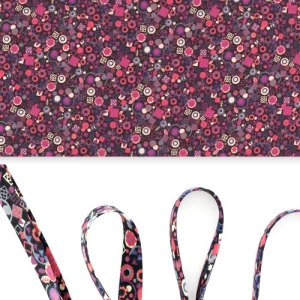 Biais en tissu Liberty - Pick and Mix - Prune x1m