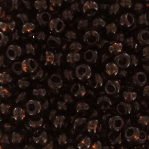 Perles rocailles Preciosa 9/0 2.5 mm - Smoked Topaz x10g