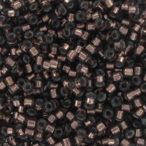 Miyuki Delica 11/0 DB0184 - Silver Lined Transparent Bronze x8g