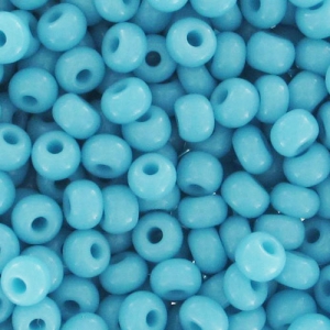 Perles rocailles Preciosa 9/0 2.5 mm - Turquoise x20g