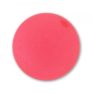 Perle ronde Polaris Dépolie 10 mm Coral Fluo x1
