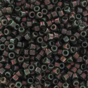 Miyuki Delica 11/0 DB0131 - Opaque Dark Olive Luster x8g