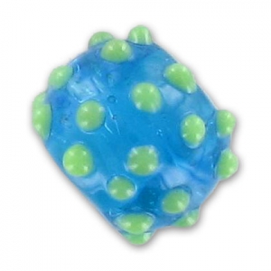 Ronde décor picots 16 mm Aquamarine x1