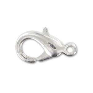 My-Bead 10 Stück 11mm Karabinerverschlüsse 925 Sterling Silber nickelfrei Karabi