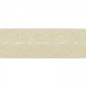 Biais en polycoton 20 mm Ecru x 1m