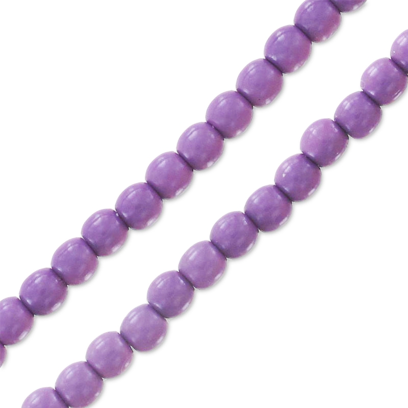 Lot De 150 Perles Vintage En Verre Violet – Rondes Et Plates, Occasion, Pour Création Bijoux